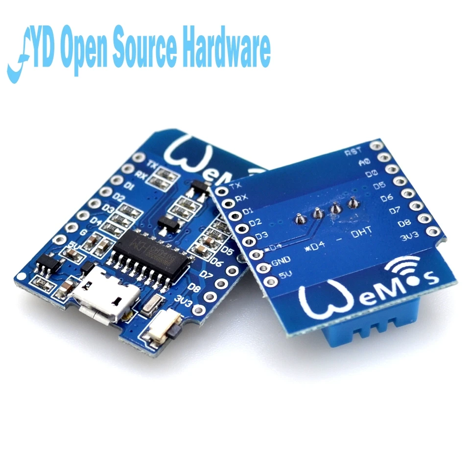 1 комплект ESP8266 D1 mini + DHT Shield DHT11 | Электронные компоненты и принадлежности