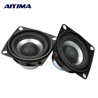 aiyima 2pcs 2inch audio portable speakers full range speaker 4ohm 12w diy stereo hifi horn loudspeaker home theater accessories