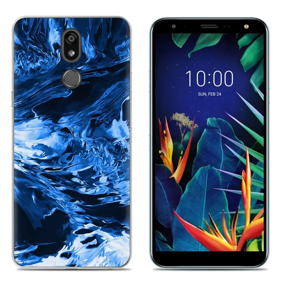 10 LG K40/K12 Plus 5,7-дюймовый Мягкий чехол для телефона с красочным рисунком модный дизайн ТПУ силиконовый чехол для задней панели телефона - Цвет: 10