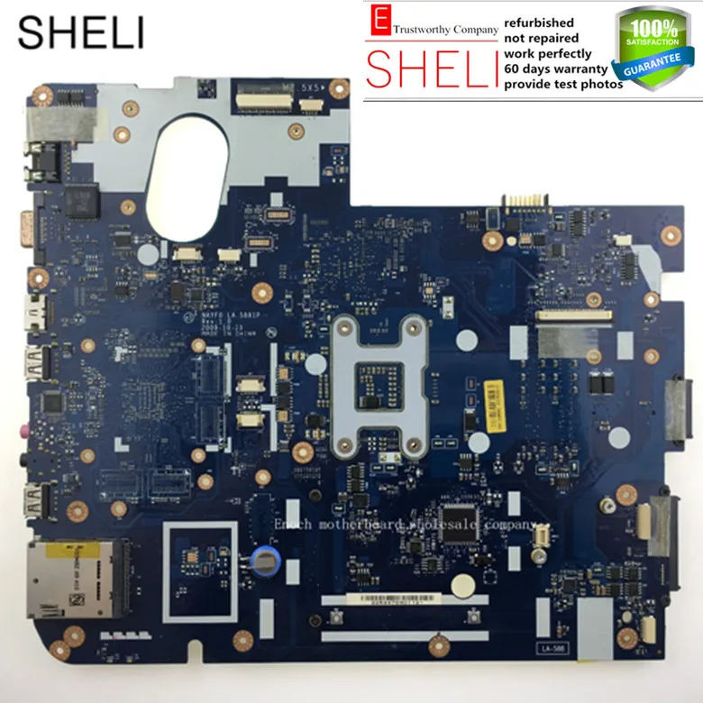 NAYF0 LA-5881P MBWHH02001 for acer nv79 gateway NV79 Laptop motherboard Intel HD graphics.MOUGOL store | Компьютеры и офис