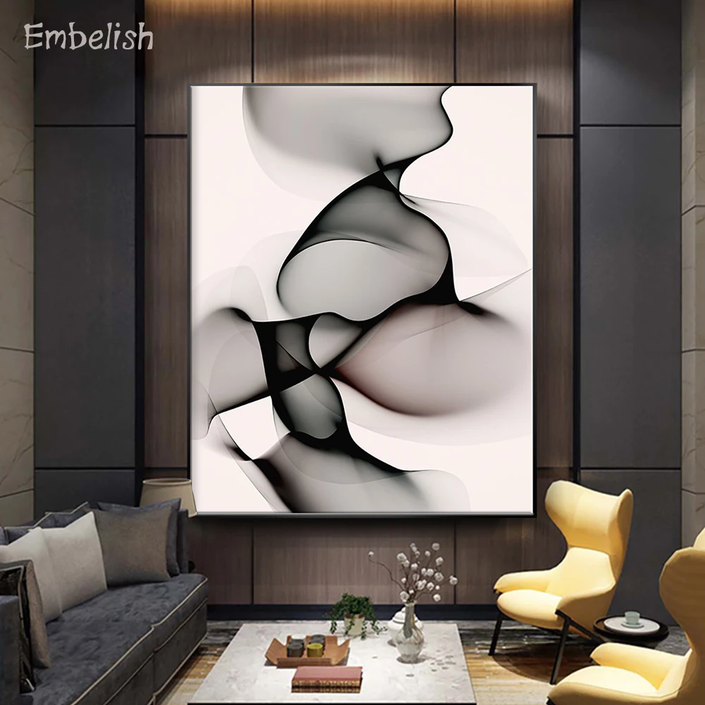 

Embelish 1 Pieces Hot Ink Abstract Pattern Modern Home Decor HD Print Canvas Paintings For Living Room Large Wall Art Pictures