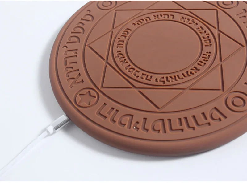 ATERWO Magic Circle Беспроводное зарядное устройство Qi Беспроводная Быстрая зарядка для iPhone X XS 8 samsung Xiaomi Redmi; Huawei Honor