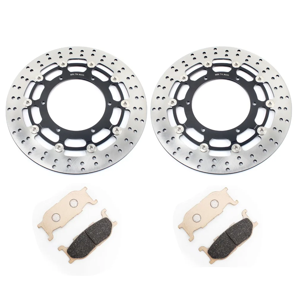 Передние тормозные диски BIKINGBOY роторные колодки для Yamaha XVS 950 V Star / Tourer 2009 2010 2011 2012