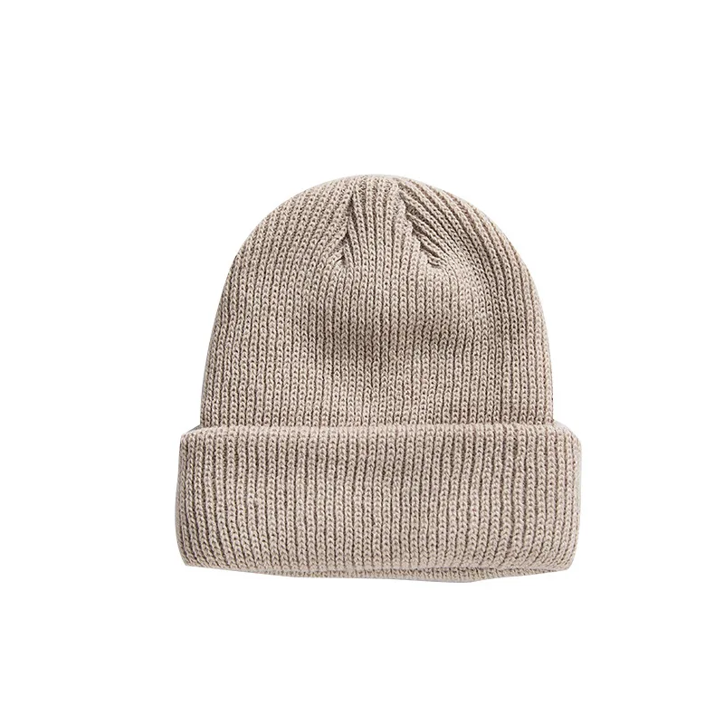 Зимняя шапка для женщин мягкая Skullies шапочки Для теплая человек вязаная Кепки