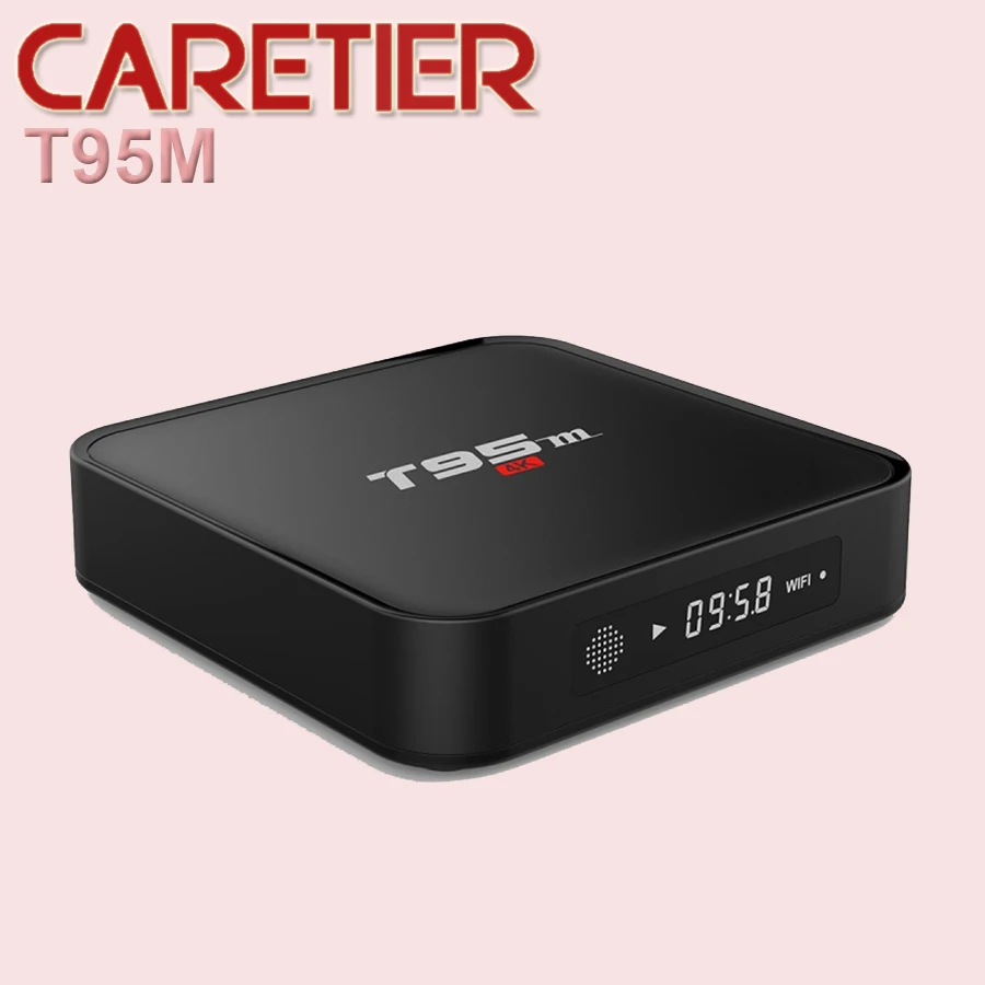 1 шт. T95M Android TV Box Quad Core Amlogic S905X 64bit UHD 2K * 4K HD 2 0 Miracast DLNA Smart Set top box by DHL free|android tv box|tv boxset |