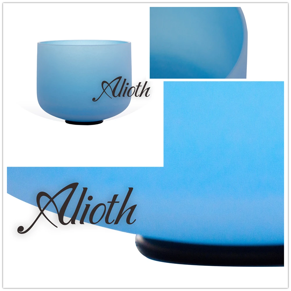 10 дюймов синий цвет G Note кристалл поющая чаша для горла чакра