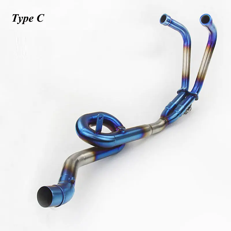 Для YZF R25 R3 MT03 R250 R300 Передняя труба полная система выхлопная мотоцикла Escape Moto без