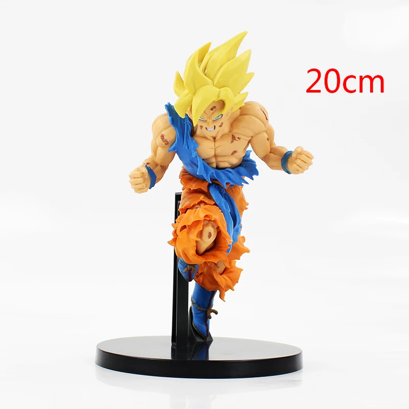 20 стилей Dragon Ball Z Супер Saiyan fe сын Goku vegeta воины прыгали 50th черный Scultures золотистым фигурка из ПВХ фигурка игрушки - Цвет: Style 5 in bag