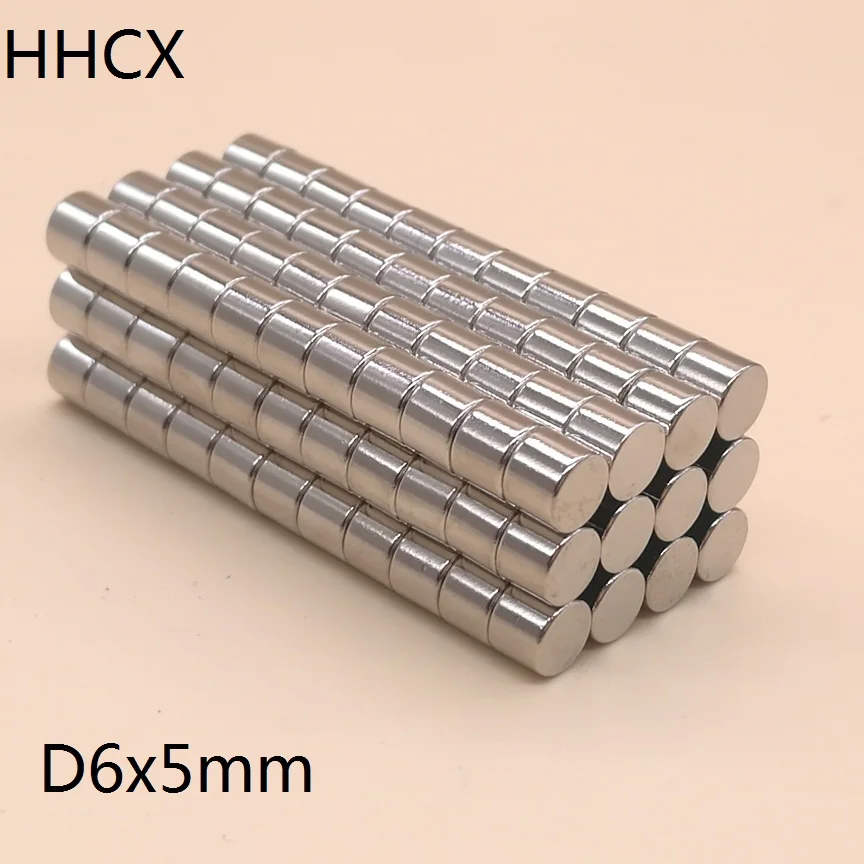 10 шт./лот дисковый магнит 6x5 мм N35 Сильный диск NdFeB редкоземельный магнит 6*5 неодимовые магниты 6 мм x 5 мм