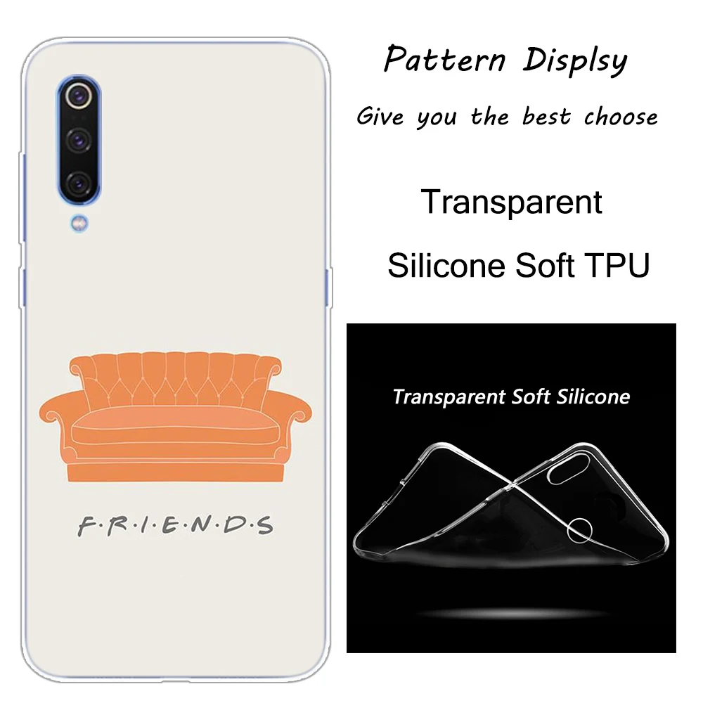 008 Друзей вместе силиконовый чехол для Xiaomi Pocophone F1 9T 9 9SE 8 A2 Lite A1 A2 Mix3 Redmi K20 7A Note 4 4X5 6 7 Pro S2 крышка - Цвет: 008