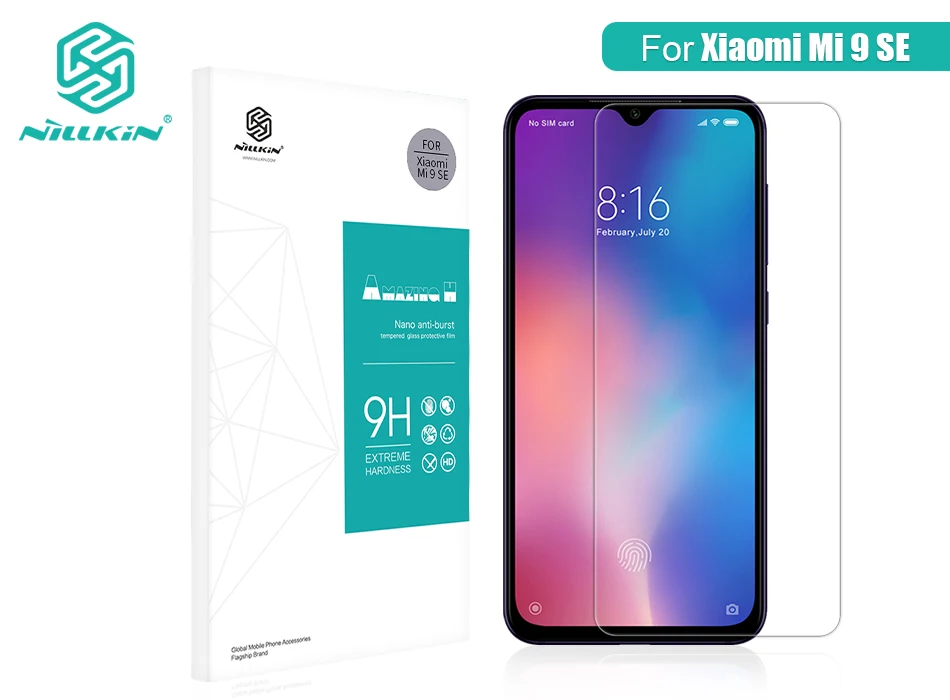 Для Xiaomi Mi 9 SE Защитное стекло для экрана 5,97 ''NILLKIN Amazing H/H+ PRO Закаленное стекло протектор для Xiaomi Mi 8 SE стекло 5,88