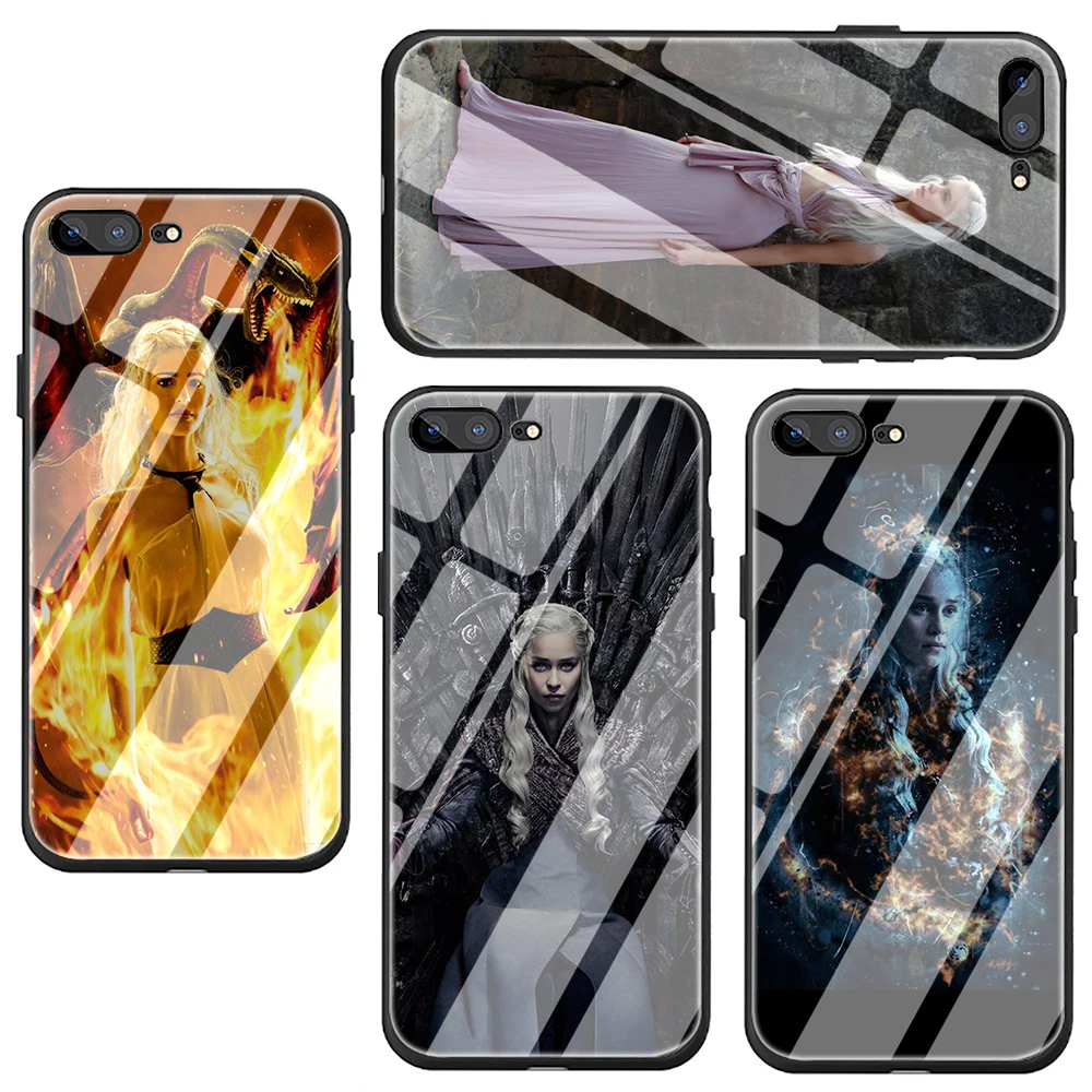 Чехол из закаленного стекла для iPhone 5 5S 6 6s Plus 7 8 Plus X XR XS 11 Pro Max