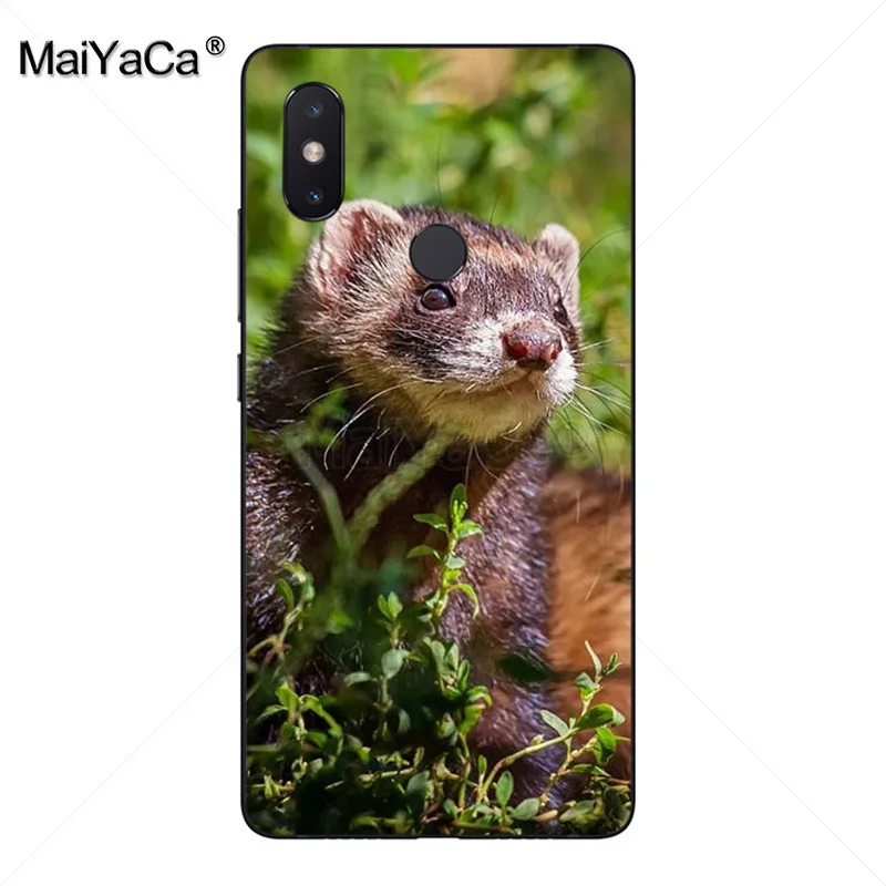 MaiYaCa weasel оригинальный черный ТПУ чехол для телефона xiaomi mi 8se 6 note2 note3 redmi 5 plus note 4