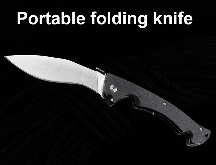 Складной карманный нож из холодной стали 56HRC G10 Ручка для кемпинга охотничий нож для выживания тактические ножи нож для фруктов Открытый EDC инструмент
