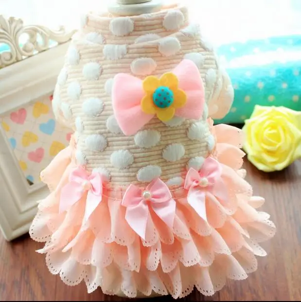 Новое платье для собаки в дамском стиле одежда собак хорошего качества очень