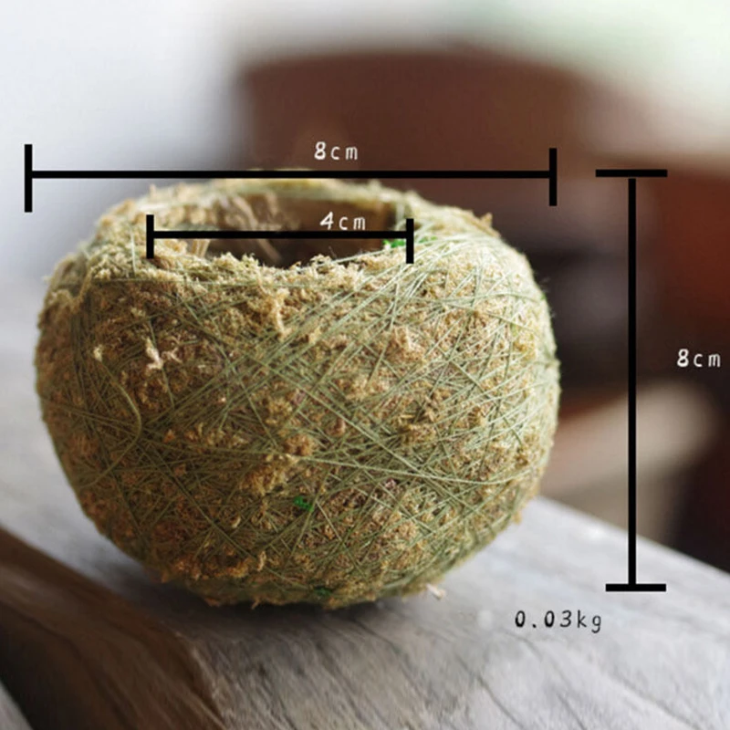 Натуральный Мох шар зеленый сфагнум МХ подложка домашний декор|Искусственные