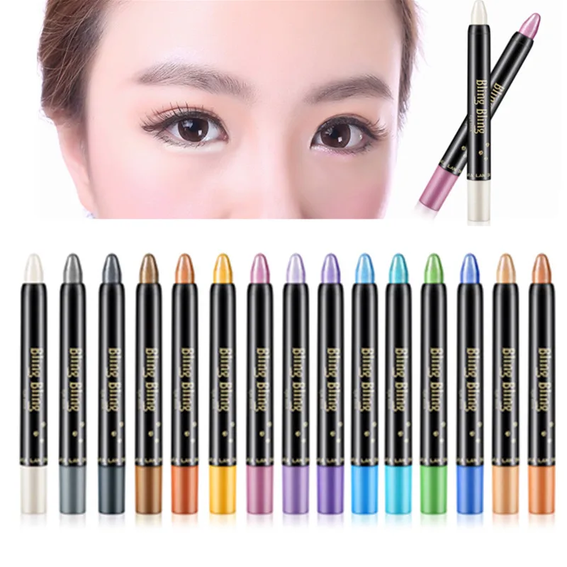 Новинка 1 шт. косметический блеск для макияжа тени век долговечный мерцающий