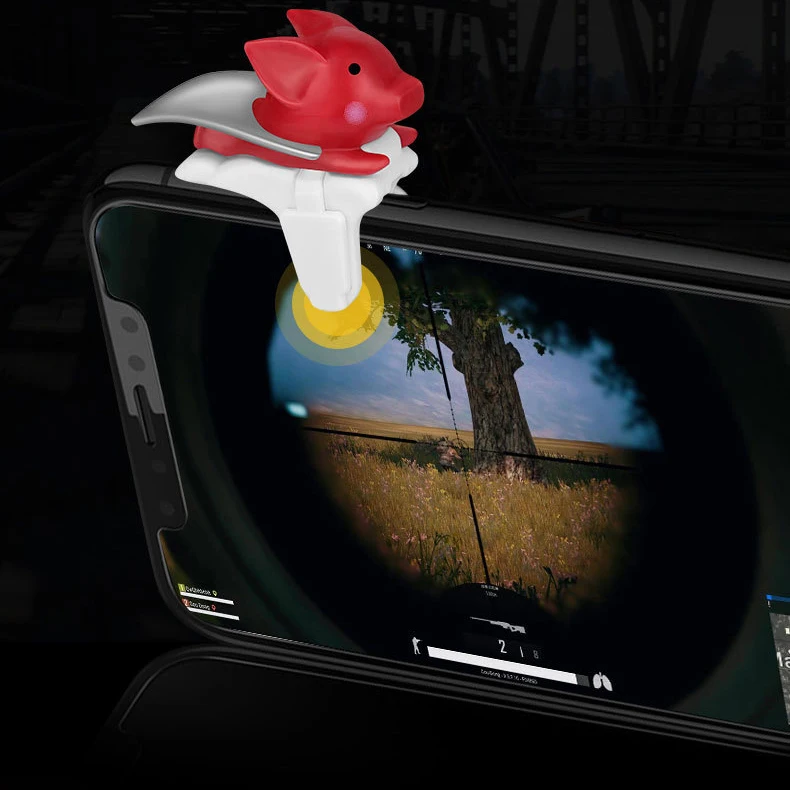 Триггеры для мобильного телефона dzhostk Pubg мобильный игровой коврик геймпад контроллер L1R1 триггер Кнопка огня Джойстик для Iphone