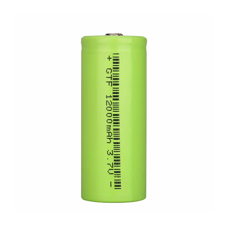 GTF 12000mah Оригинальная 26650 батарея 3 7 v литий-ионная аккумуляторная для фонарика