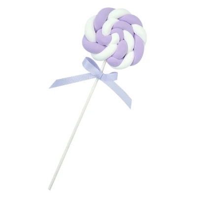 SWEETGO искусственное украшение леденец поддельный десерт модель глина закрученный сахар десерт для витрины фотографии магазин дисплей - Цвет: 9