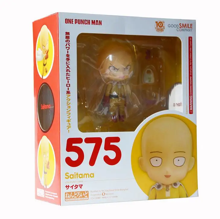 Сайтама One Punch Man Figma 575 # ПВХ экшн фигурка Коллекционная модель для мальчиков и