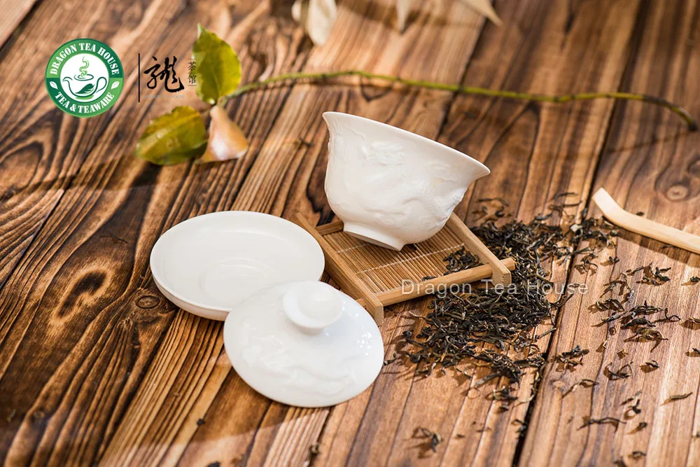 Рельефный дракон белый фарфор Gaiwan 90 мл 3 04 унций|white gaiwan|gaiwan porcelaingaiwan white |