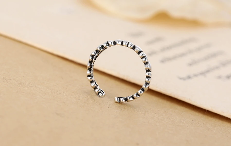 ORSA JEWELS подлинное 925 пробы Серебряное кольцо в форме сердца Регулируемый размер для женщин кольца Свадебные и обручальные ювелирные изделия PSR56