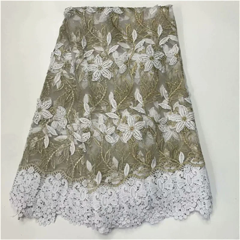 Последние Африканские кружева молочного шелка кружевная ткань embrodiery afridan