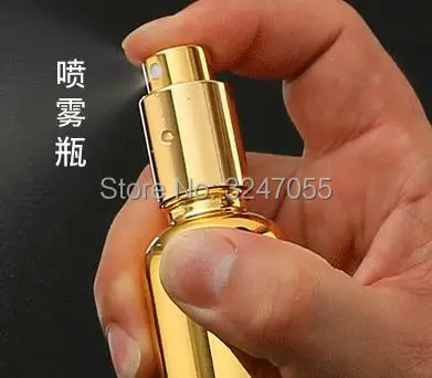 5/10ml15ml20ml30ml50ml100ml Золотая стеклянная бутылка эфирного масла, сывороточная капельница для глаз, пипетка, насос для лосьона/спрей косметические флаконы