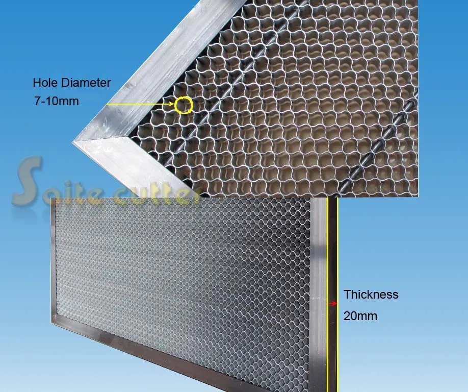 

DIY CO2 Laser Engraver Engraving Cutting Machine Honeycomb aluminium Table, platform, beds 3020
