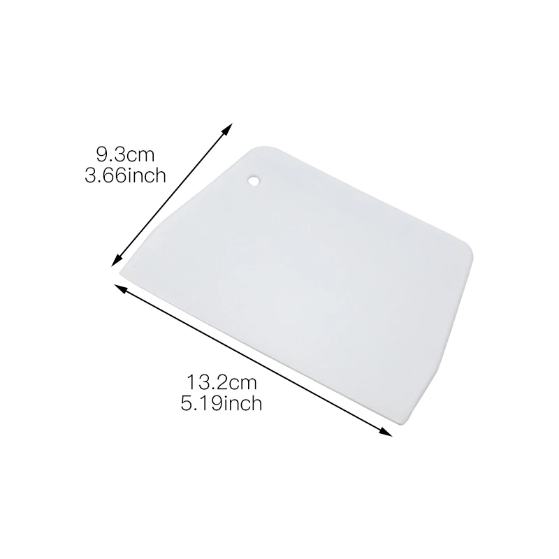 WIILII пластиковый торт гладкий шпатель масло тесто скребок для резки масла нож