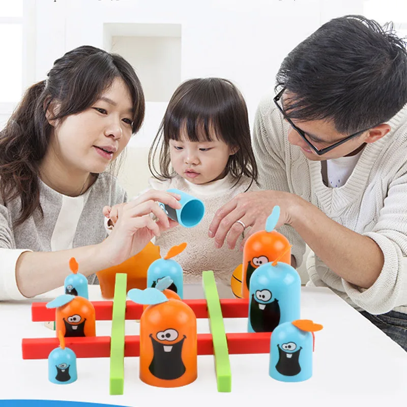 

New Gobblet Gobblers Chess Board Game Line Up for Family Parent-Child Party Toys