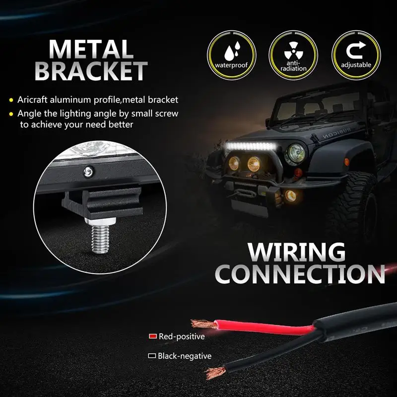 Oslamp 4 &quot7&quot 9 &quot12&quot 3 РЯД светодиодный светильник бар Offroad