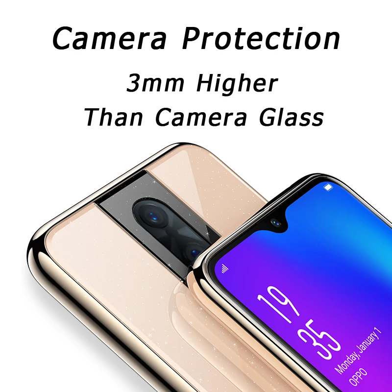 R17pro зеркальная крышка для Oppo R 17 Pro R15 Dream OPPOR17 покрытие PC 4 в 1 задняя r r17 Чехол Мягкий