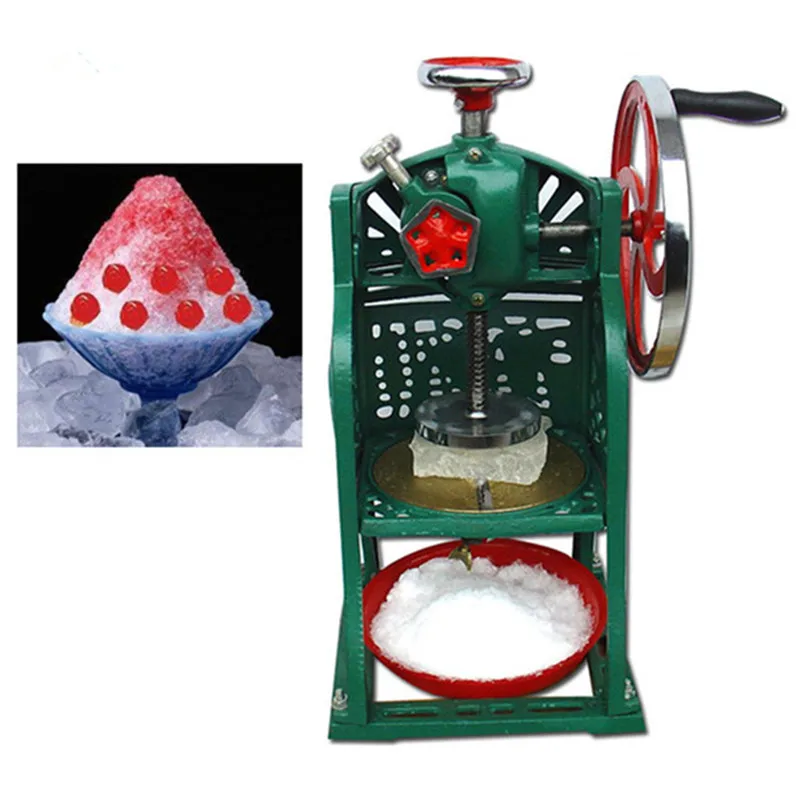 Hand-operated ice crusher shaved machine block shaving | Бытовая техника