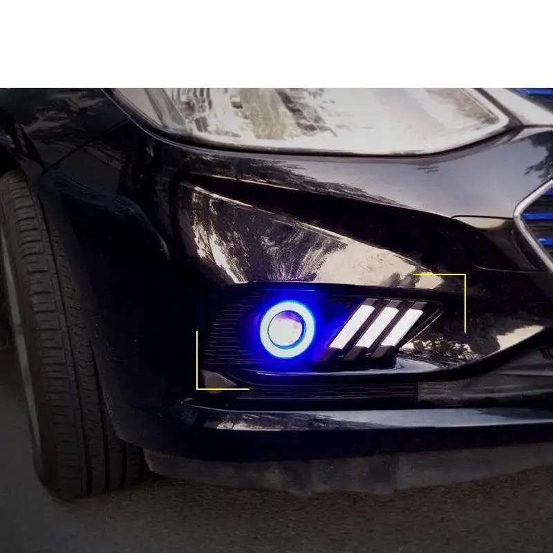 DEL# Luces Para Auto Side Turn Signal Parts Led Drl Daytime Running Car Lighting Headlights Front Fog Lights FOR Chevrolet Cruze |