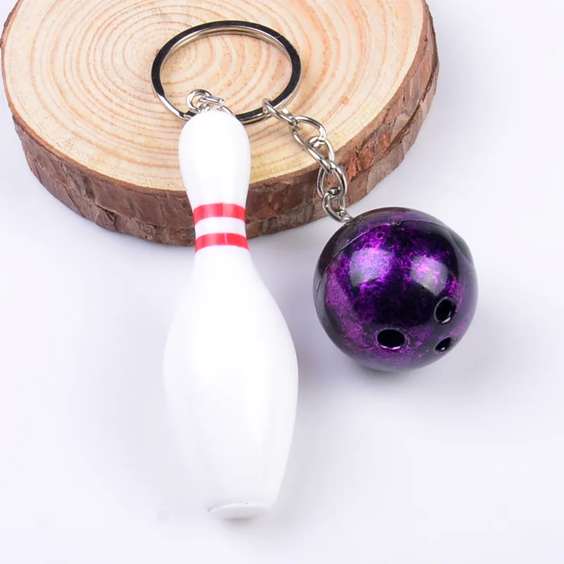Free Shipping Hot Sale Keychain Personality bowling ball Keyring Key Holder Promotion Gift | Украшения и аксессуары