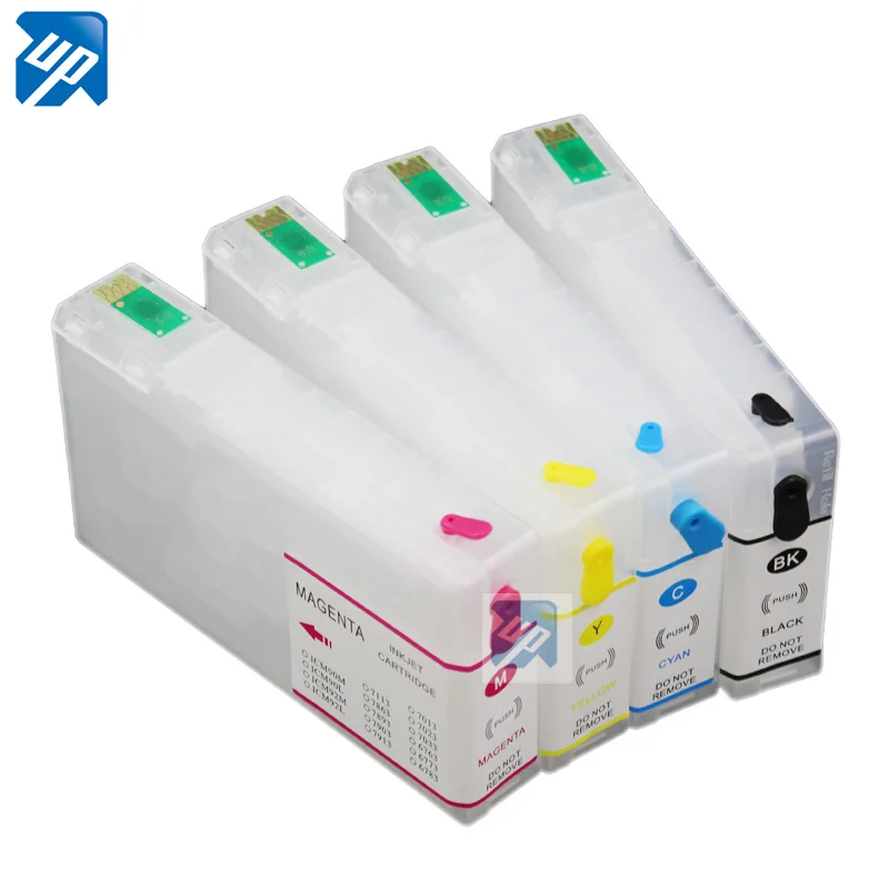4 шт. многоразовый картридж для принтера EPSON Pro WF-5110 5190 5620 5690 с чипом ARC T7891 T7892 T7893 T7894
