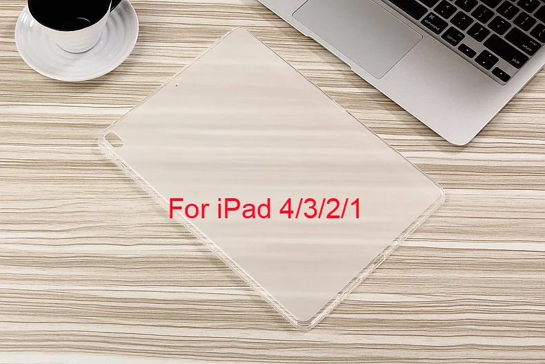 For iPad 4 3 2 Прозрачный чехол, внутренний матовый мягкий чехол из ТПУ для iPad Mini Pro Air 2 4 5 6 7 8 9 9,7 ''10,5'' 12,9 '''' - Цвет: For iPad 4 3 2