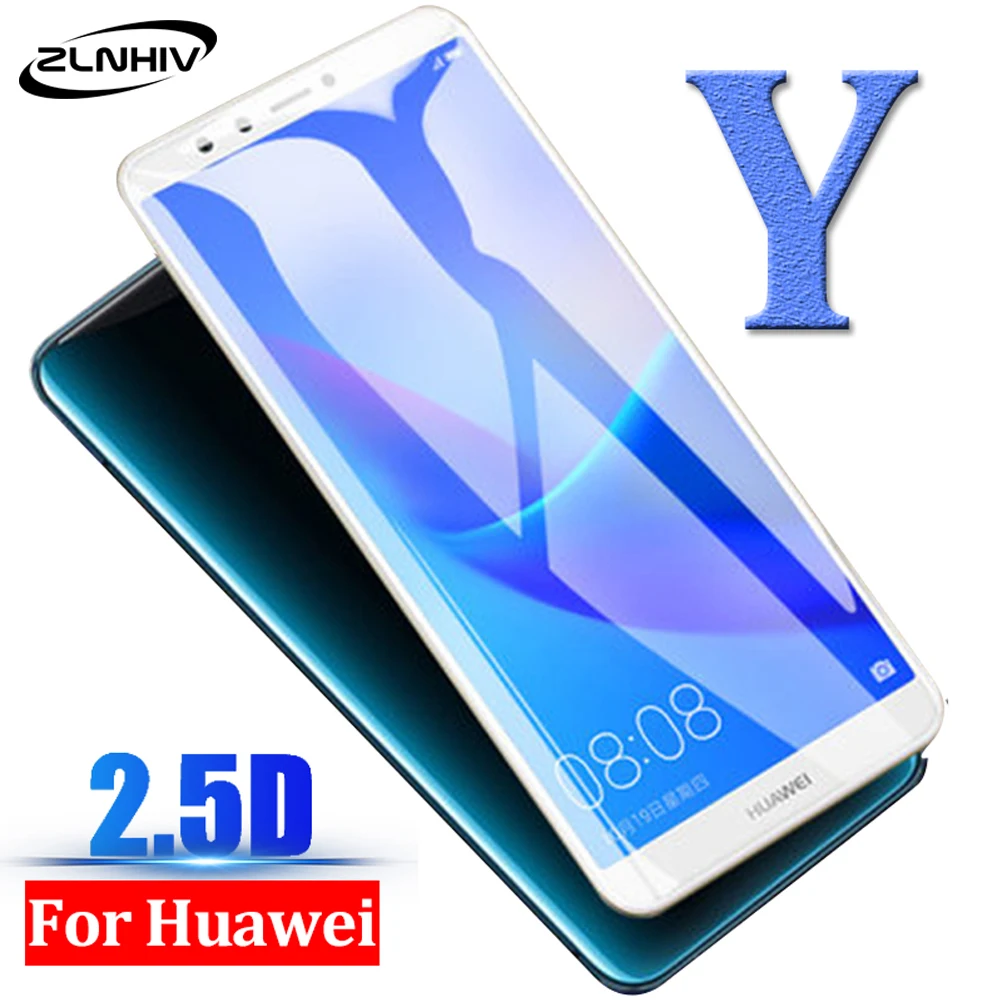 Zlnвич для huawei Y9 Y7 Y6 prime 2018 защитное стекло защита экрана телефона 2019 закаленное