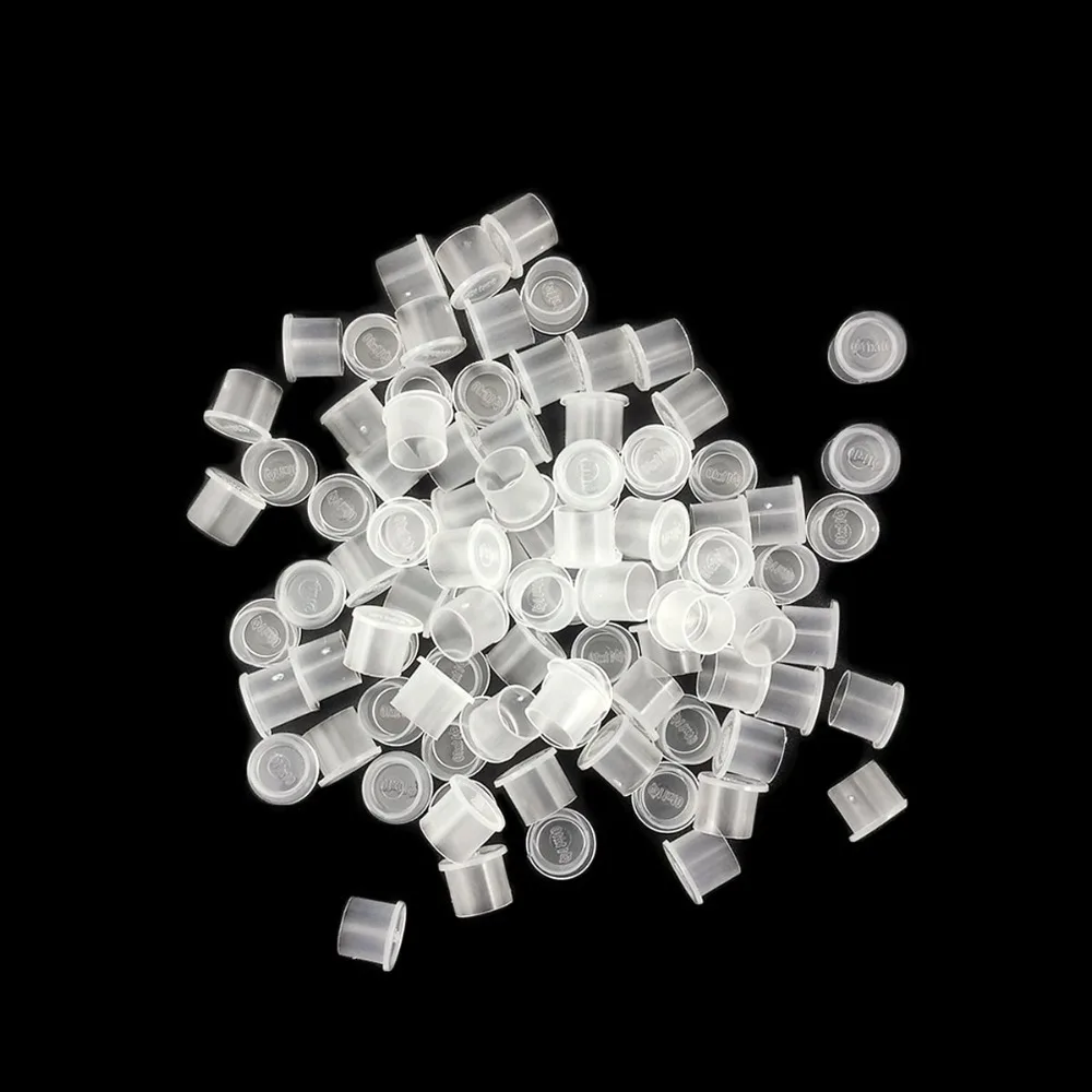 100 шт. одноразовые чашки для тату маленького размера аксессуары татуировки