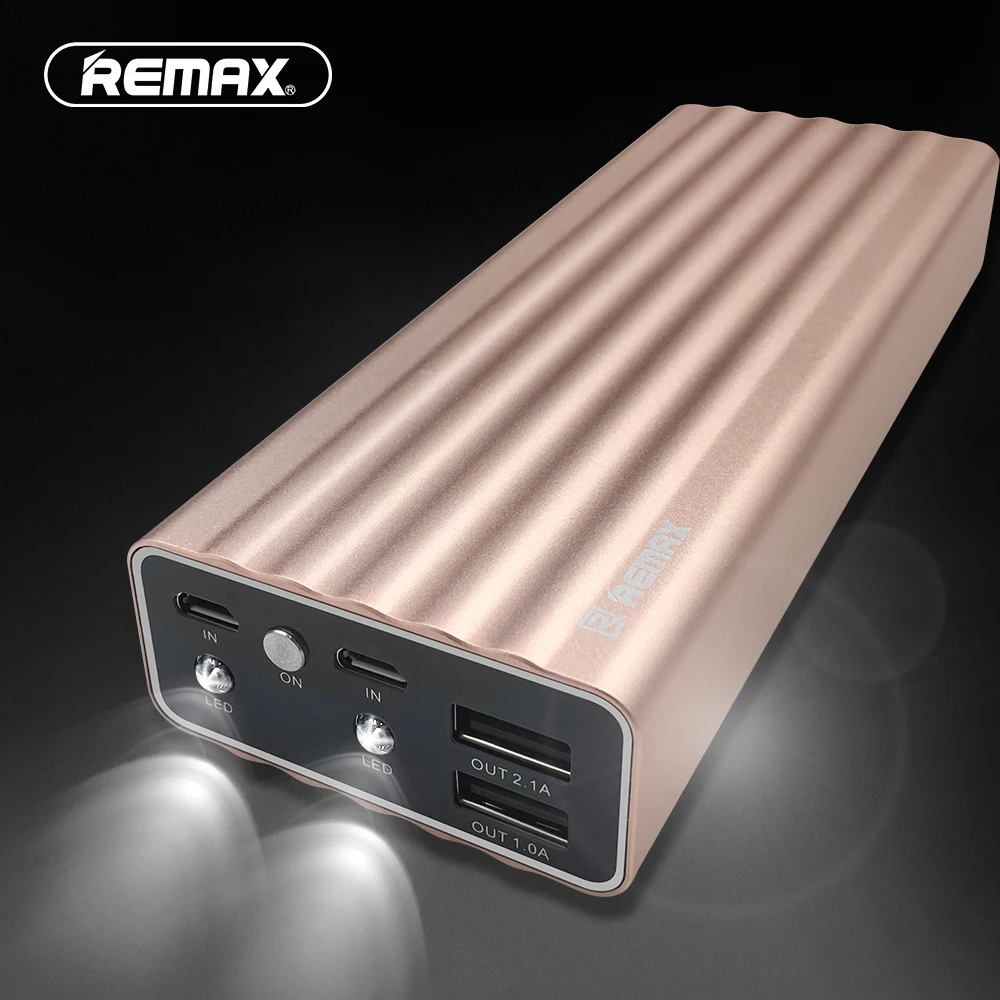 Remax беспроводной банк питания 20000 мАч двойной микро usb вход быстрозарядный