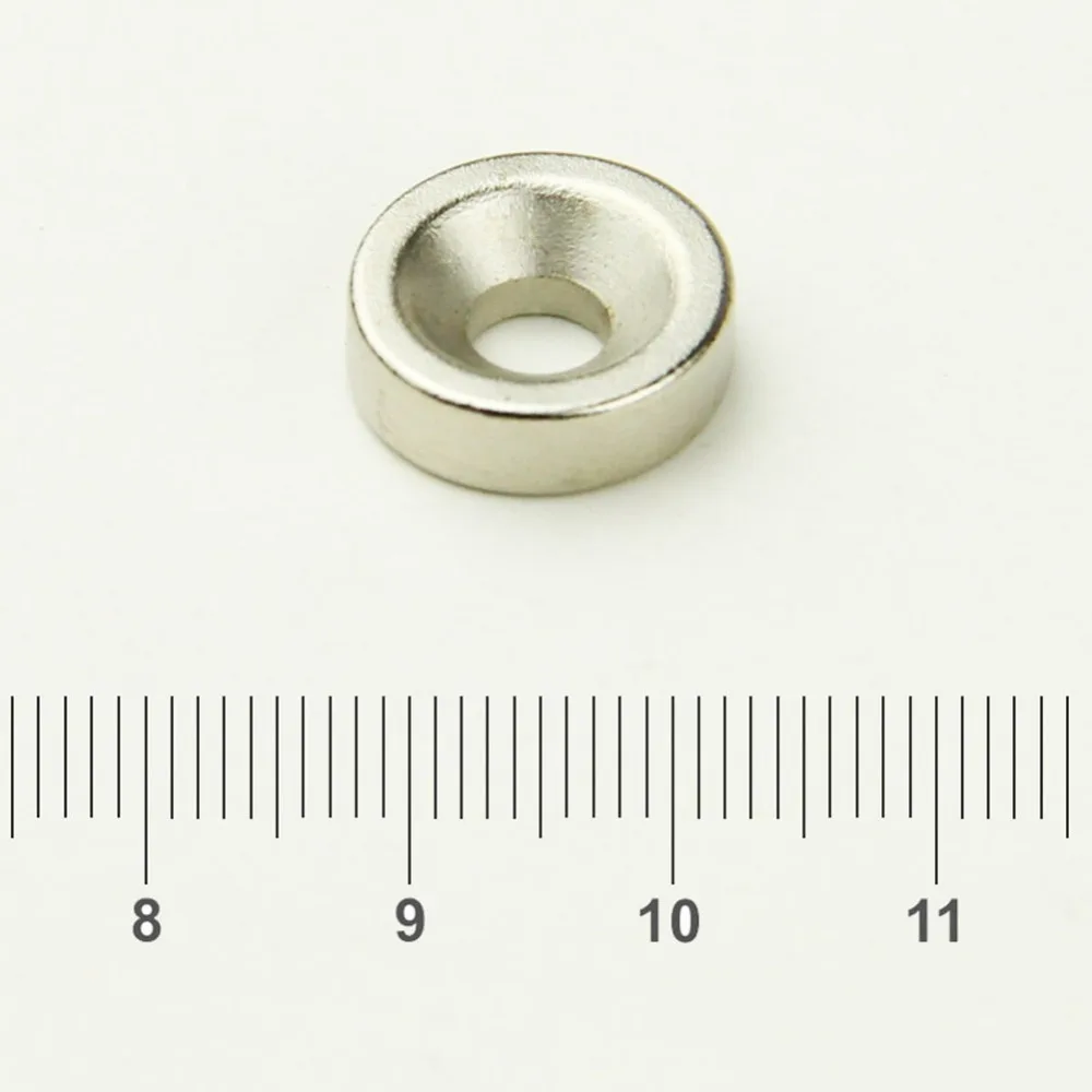 100pcs N35 Super Strong Countersunk Disc Magnets 12 x 4 mm Hole 4mm Rare Earth Neo Neodymium |