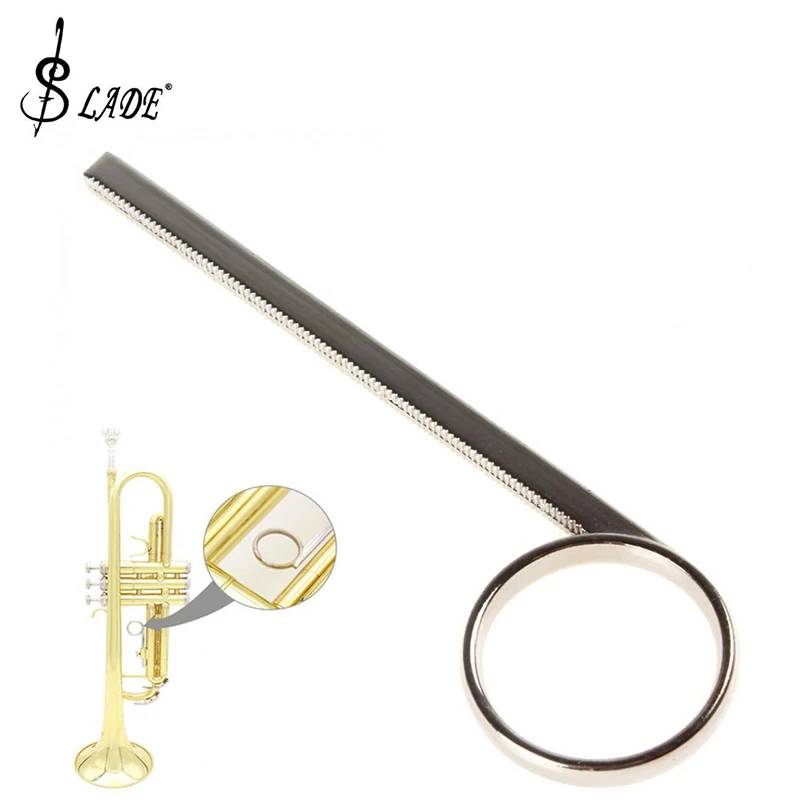 

Slade Nickel Plated Trumpet 3rd Slide Finger Ring for Repairing Parts