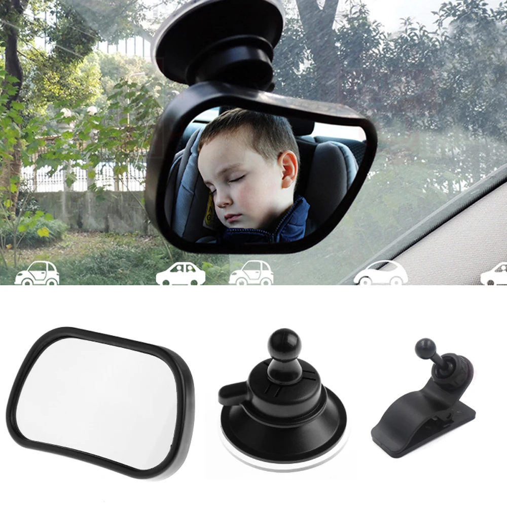 Car Baby Back Seat Rearview Mirror for Infant Child Kids Reverse Safety Seats with Clip &amp Sucker | Автомобили и мотоциклы