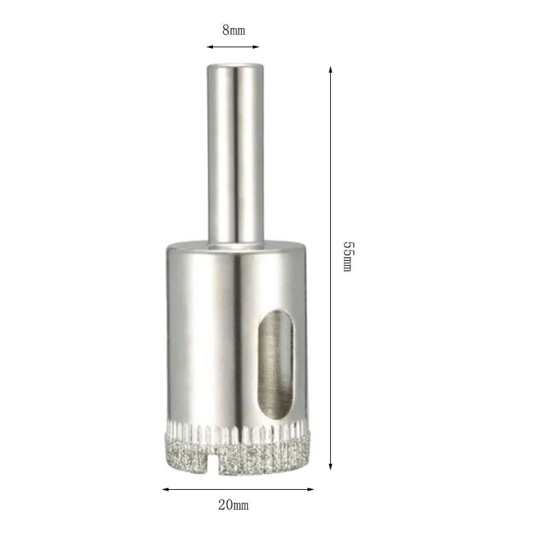 20 мм стекло с алмазным покрытием отверстие пилы сверла для керамической плитки