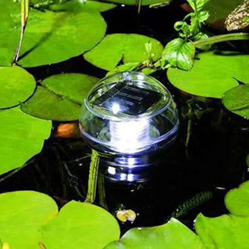 10pcs/lot Multi Color Garden Swimming Pond Lake Ball Solar Powered LED Floating Light Lamp As208