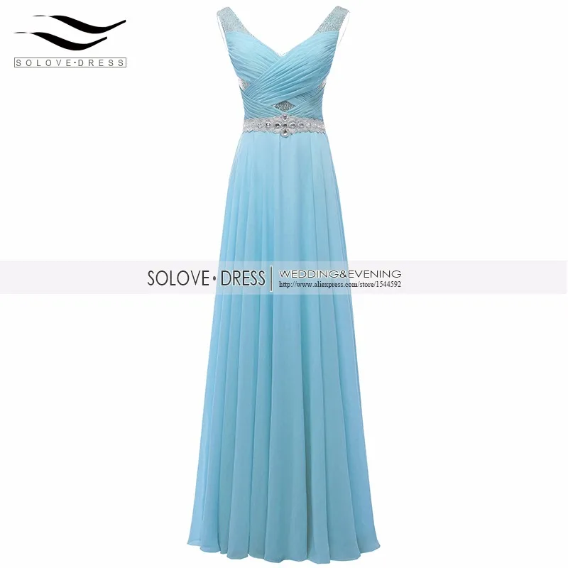 Solovedress Кепки рукава реальные фотографии из бисера Шампанское длинное вечернее платье линия вечернее платье блесток Vestidos De fiesta SLP0007