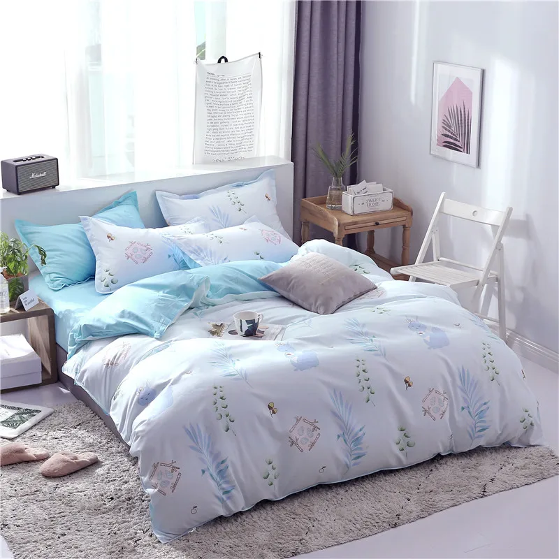 Комплект постельного белья в пасторальном стиле комплект из 4 предметов