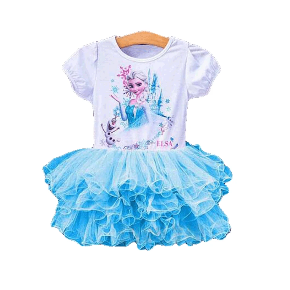 Disney Frozen/Новинка г.; костюмы Эльзы для девочек; Детские вечерние платья-пачки принцессы Анны и Эльзы для детей